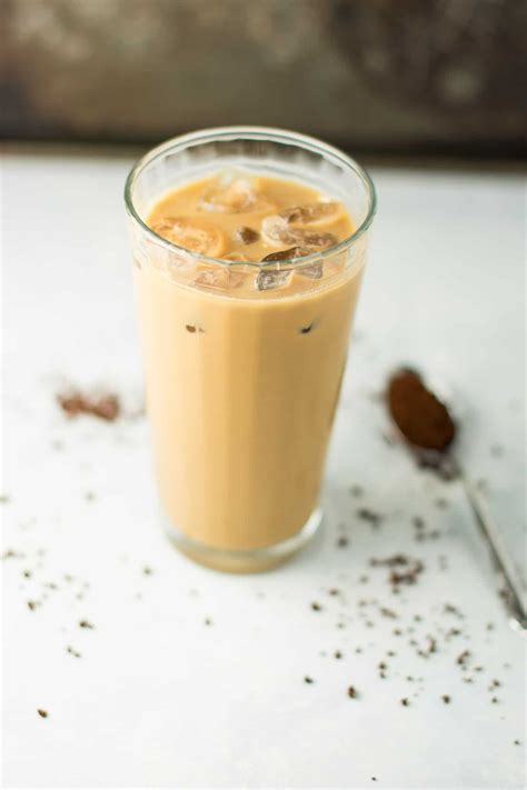 Healthy Instant Iced Coffee recipe - no hot water required!