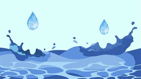 Animated Water Background in Illustrator, SVG, JPG, EPS, PNG - Download ...