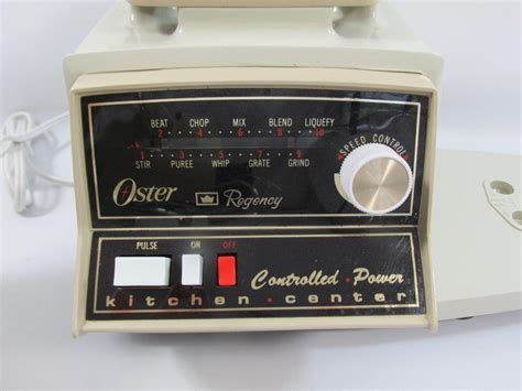 Oster Kitchen Center Regency Mixer 10-Speed & Attachments Almond ...