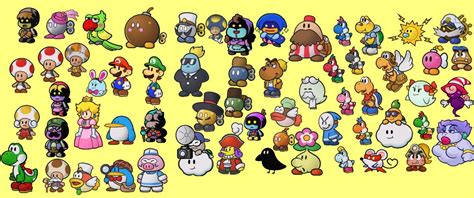 Super Paper Mario Characters