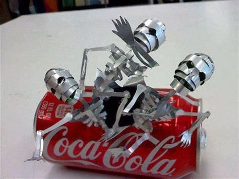 coca-cola can art | Soda can art, Soda can crafts, Can crafts