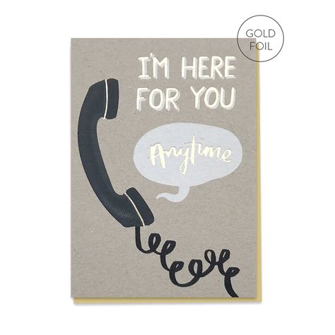 Here For You Anytime Card | The Red Door Gallery