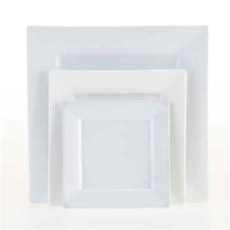 Square White - Dinnerware Rental, Place Settings, Tabletop Rentals ...