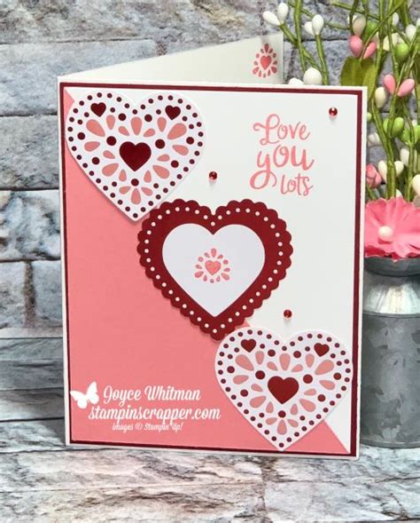 Stampin Up, Stampin' Up!, Heartfelt stamp set, From My Heart specialty ...