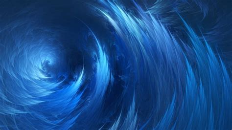 spiral, Waves, Blue, Abstract, Digital art Wallpapers HD / Desktop and ...