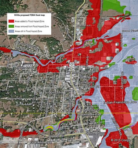 New FEMA Flood Hazard Map changing flood zones – The Willits News