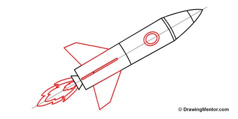 How to Draw a Rocket Ship Tutorial