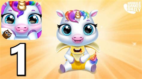 My Baby Unicorn - Cute Rainbow Pet Care: Gameplay Walkthrough Part 1 ...