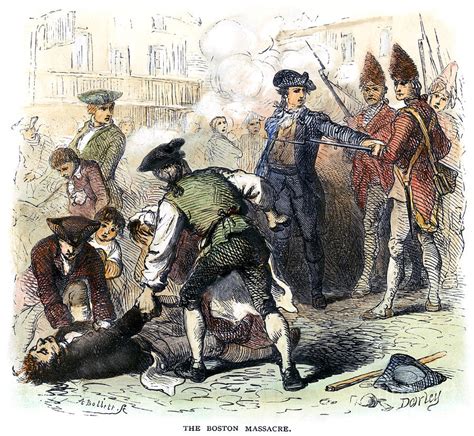 Boston Massacre, 1770 Photograph by Granger