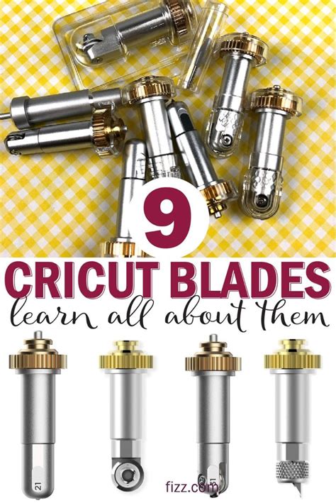 Cricut Blades: Learn Everything You Need to Know! | Cricut blades ...