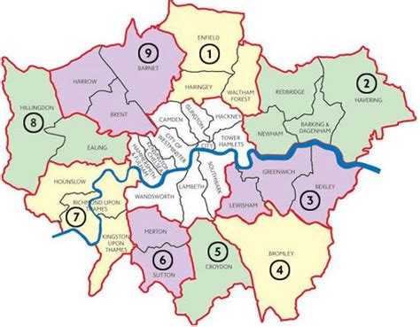 London Map Zones