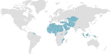 Members of the OIC - Organization of Islamic Cooperation