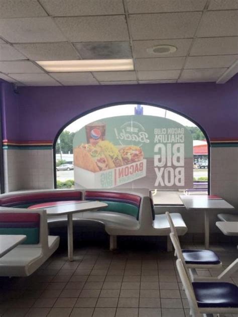 Old interior design at Taco Bell. : r/nostalgia