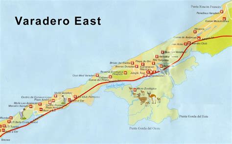 Mapa De Varadero Cuba