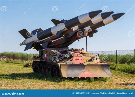 Vintage, Russian Military Rocket Launcher Stock Photo - Image of heavy ...