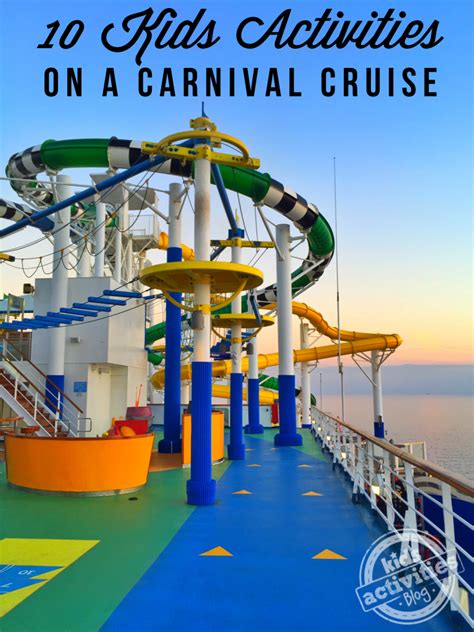 10 Kids Activities on a Carnival Cruise Kids Activities Blog