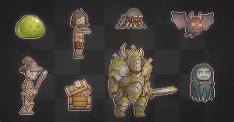 Pixel Art Monster - Dungeon | 2D Characters | Unity Asset Store