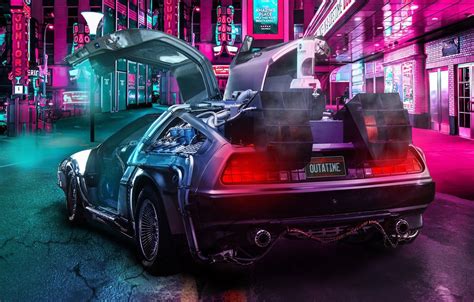 Retro Delorean Wallpapers - Wallpaper Cave