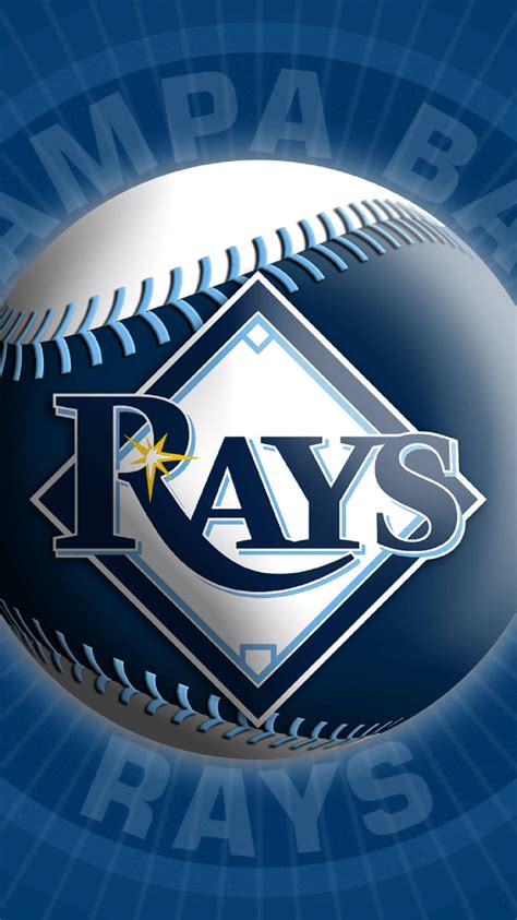 Download Tampa Bay Rays Symbol In Baseball Wallpaper | Wallpapers.com