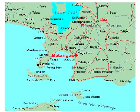 Batangas Port Map