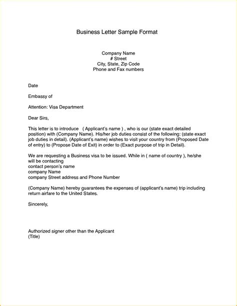 Business Letter Format Template | Business letter template, Business ...