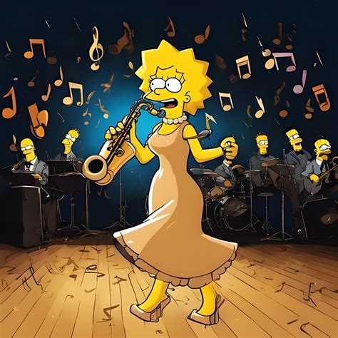 Saxophone Lisa Simpsons : r/nightcafe