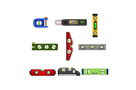 Level Tool Set Cartoon Vector Graphic by pikepicture · Creative Fabrica