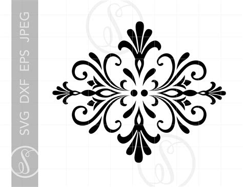 Filigree SVG Filigree Clipart Filigree Cut File for Cricut | Etsy