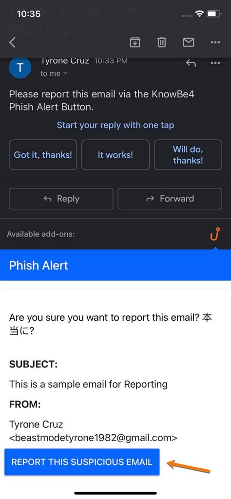 Gmail Add-on Phish Alert Button (PAB) Guide – Knowledge Base