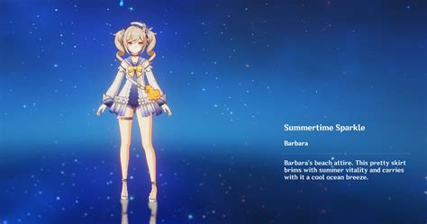 Genshin Impact: How To Get Jean And Barbara's Summer Outfits - g2mods.net