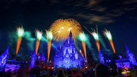 Disney World's 50th Anniversary Fireworks Photograph by Mark Andrew ...