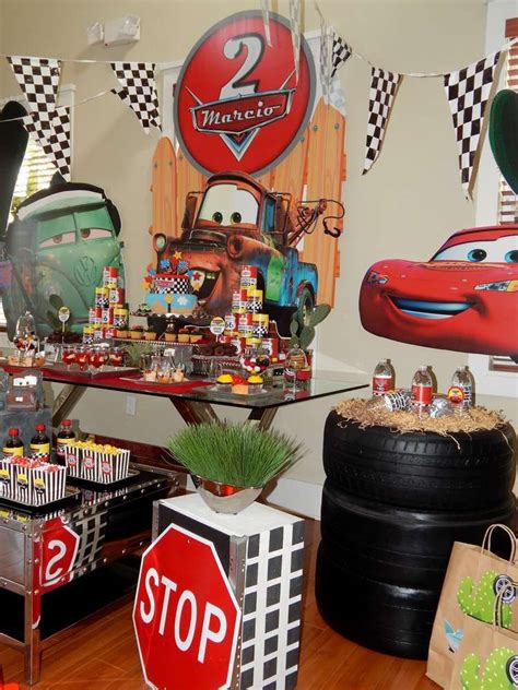 Disney Pixar Car Party Birthday Party Ideas | Photo 2 of 43 | Cars ...