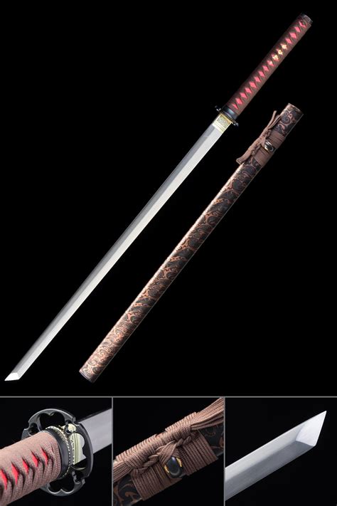 Chokuto Sword | Handmade Japanese Chokuto Sword 1060 Carbon Steel With ...