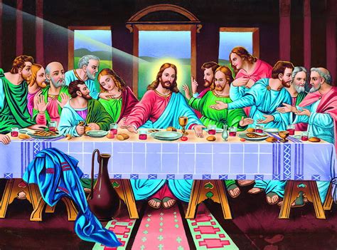 Last supper Painting by Patrick Hoenderkamp - Fine Art America