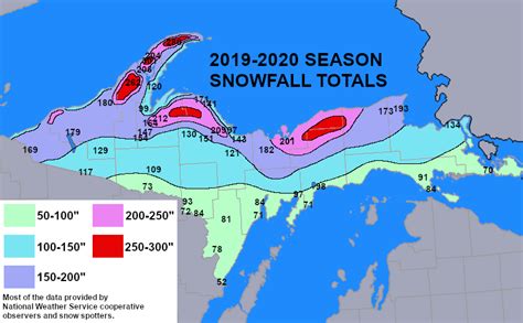 Season Snowfall Maps