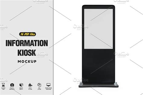 27+ Best Promotional Kiosk Mockup PSD Templates - Mockup Den