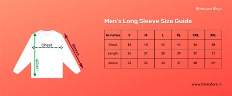 T Shirt Size Chart India For Men and Women