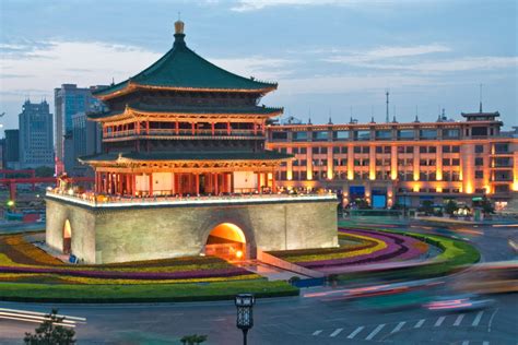 The Bell Tower - the Geographical Center of Ancient Xian