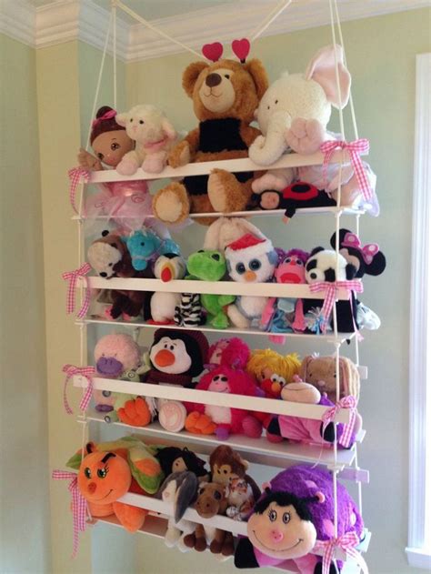 Creating a Well-Organized Stuffed Animal Storage | Kids bedroom diy ...