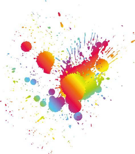 Color Splash Vector Png