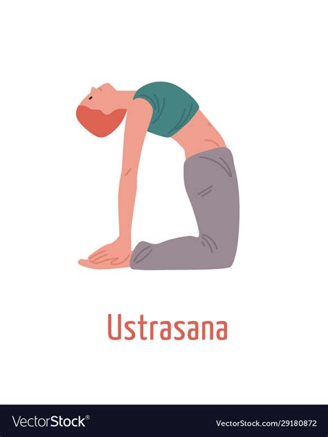 Sports male sitting in ustrasana position isolated