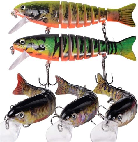 Audoyon Micro Crankbait Fishing Lures for Bass Trout Topwater Lures Kit ...