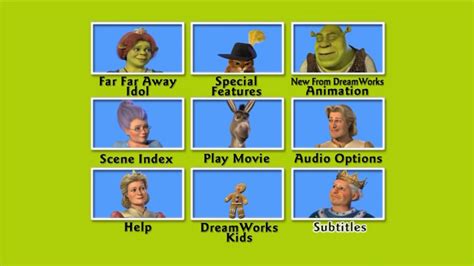 Shrek 2 Dvd Menu