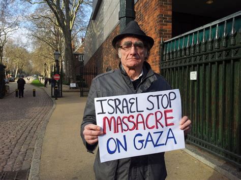 London Vigil for Gaza at Israeli Embassy, as Israel massacres Gazans - IHRC