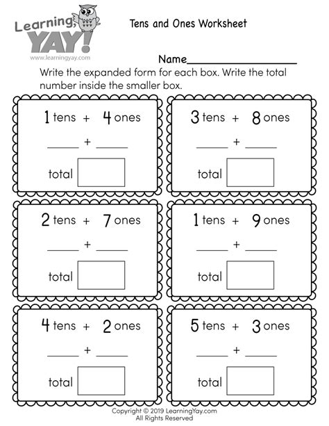 Adding Tens And Ones Worksheets