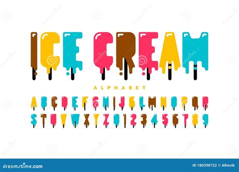 Ice Cream Cone Font