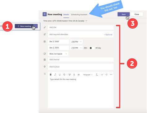 How to schedule a meeting in Microsoft Teams | jumpto365 Blog