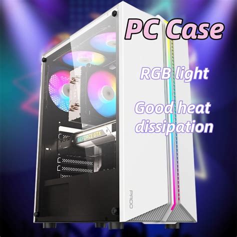 PC Case Gaming Computer Case gaming pc case Rainbow RGB light gaming ...