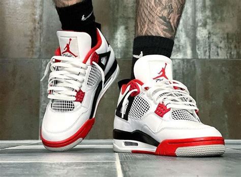 Air Jordan 4 Retro Fire Red Shoes Jordans Sneakers DC7770-160 | Jordan ...