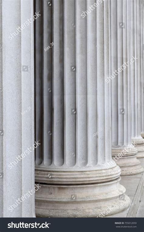 Basics Doric Pillar Classical Architecture Stock Photo 755012059 ...